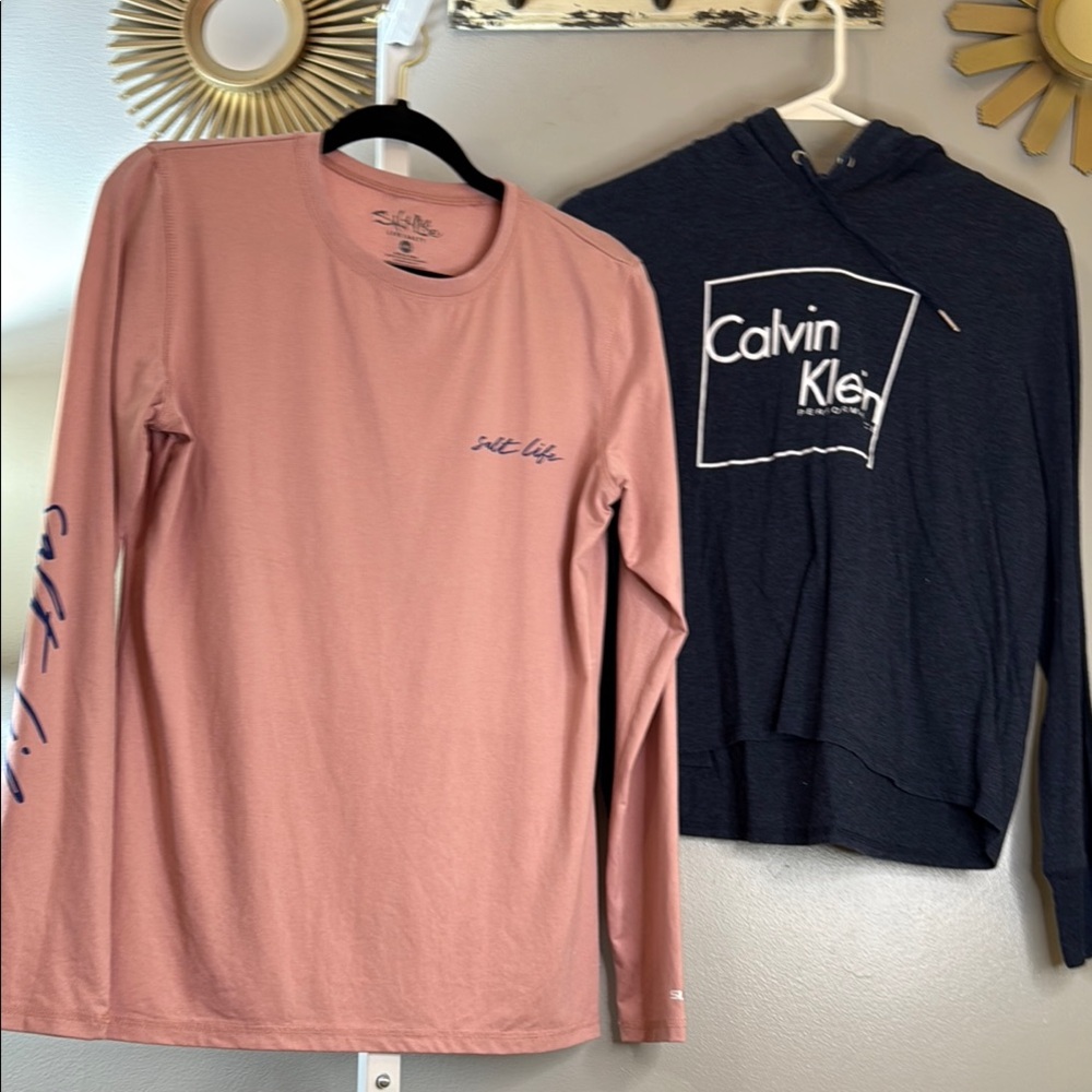 Salt Life Pink Long Sleeve Tee Casual Comfort